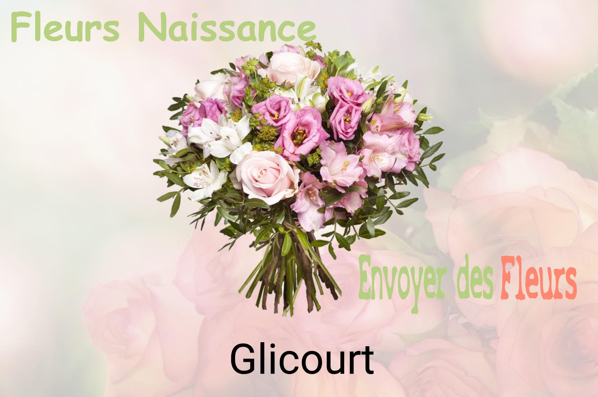 Bouquet de fleurs de naissance livré à Glicourt